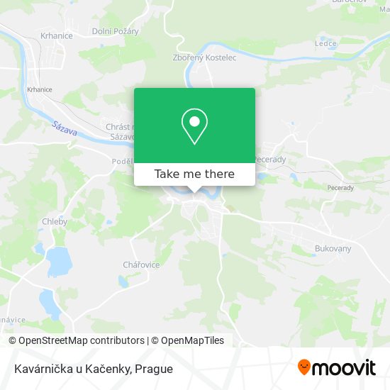 Kavárnička u Kačenky map