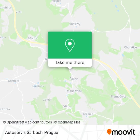 Autoservis Šarbach map