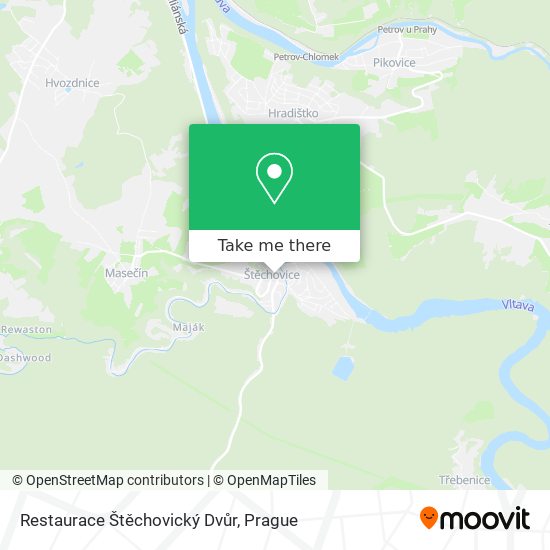 Restaurace Štěchovický Dvůr map