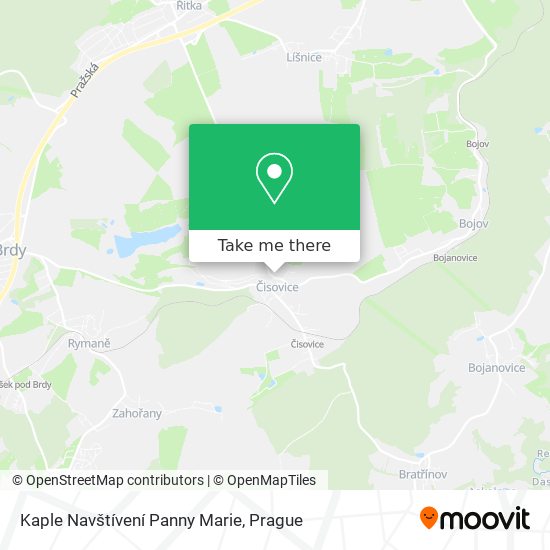 Kaple Navštívení Panny Marie map