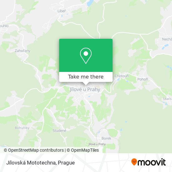 Jílovská Mototechna map