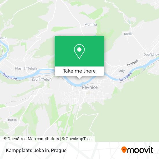 Kampplaats Jeka in map