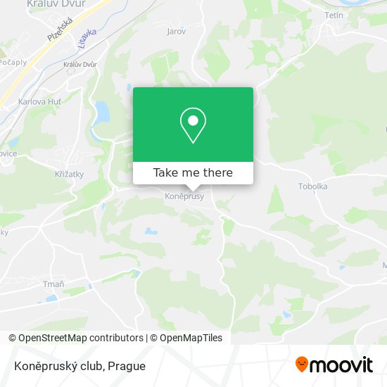 Карта Koněpruský club