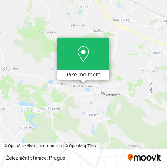 Železniční stanice map