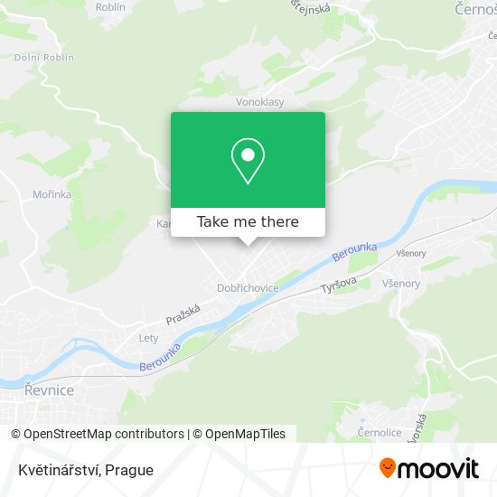 Květinářství map