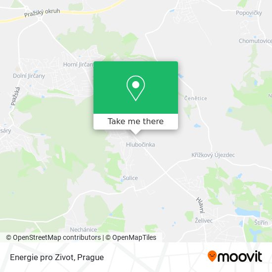 Energie pro Zivot map