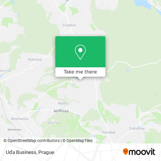 Uďa Business map