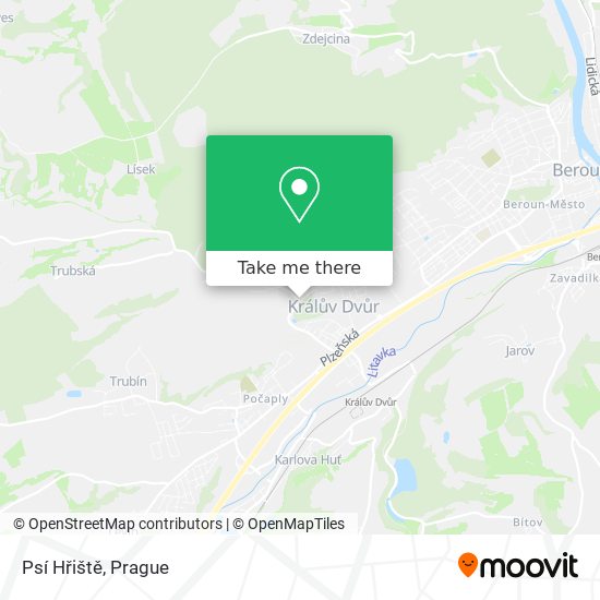 Psí Hřiště map