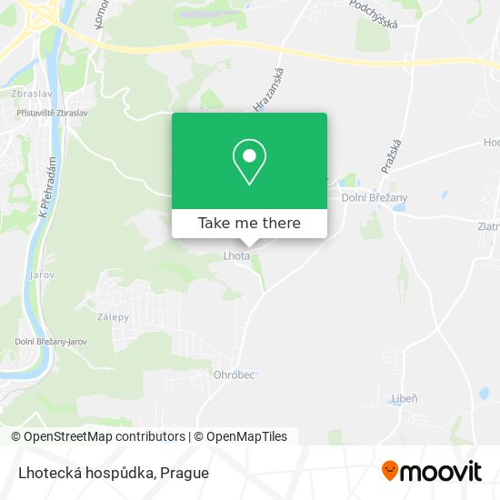 Lhotecká hospůdka map