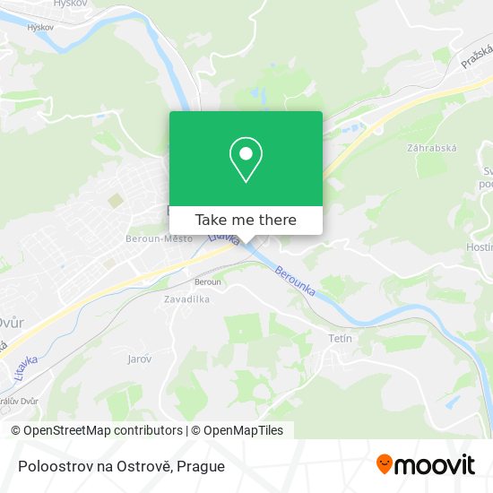 Poloostrov na Ostrově map