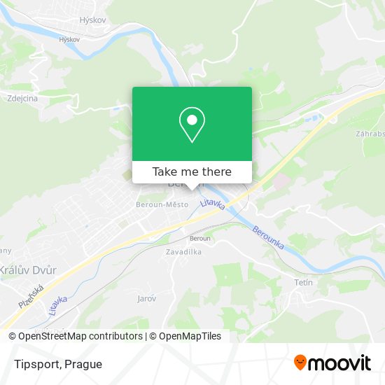 Tipsport map