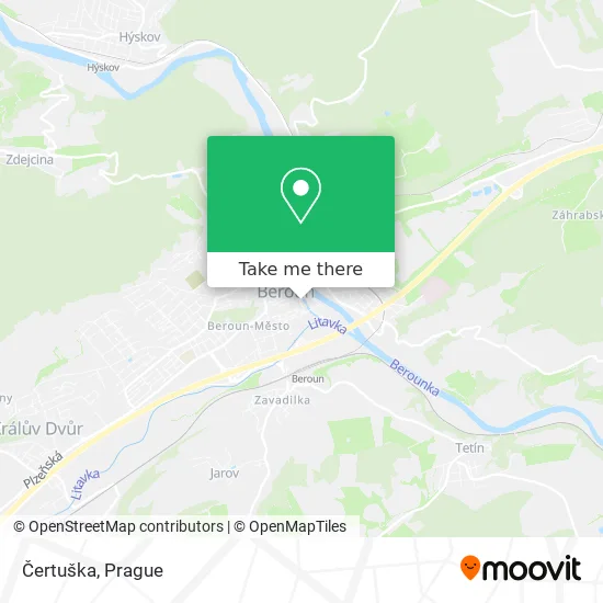 Карта Čertuška