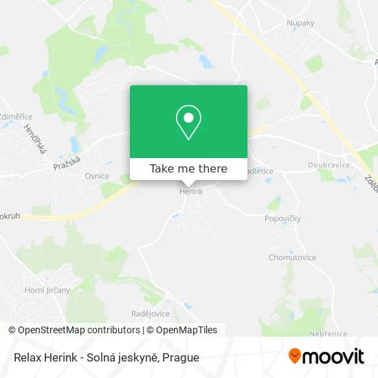 Карта Relax Herink - Solná jeskyně