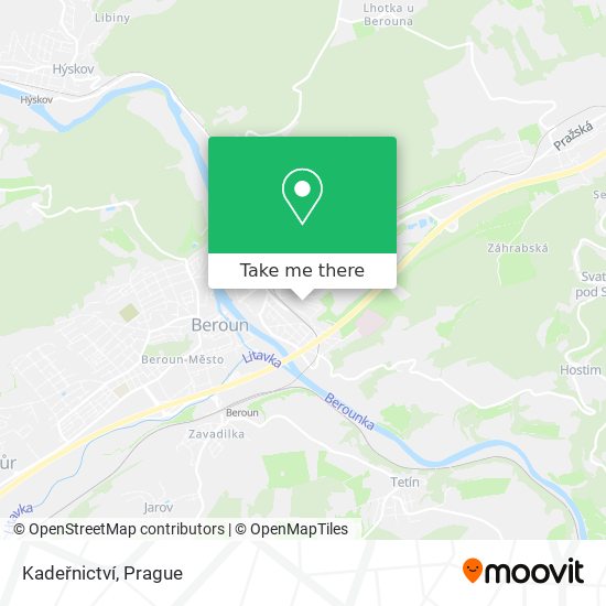 Kadeřnictví map