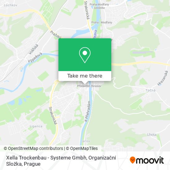 Карта Xella Trockenbau - Systeme Gmbh, Organizační Složka