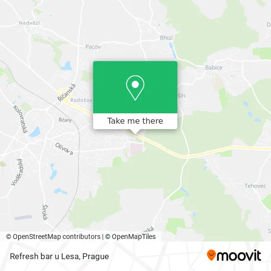 Карта Refresh bar u Lesa