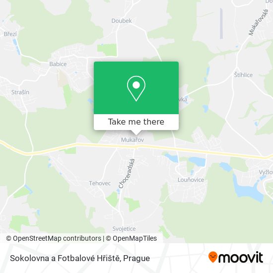 Sokolovna a Fotbalové Hřiště map