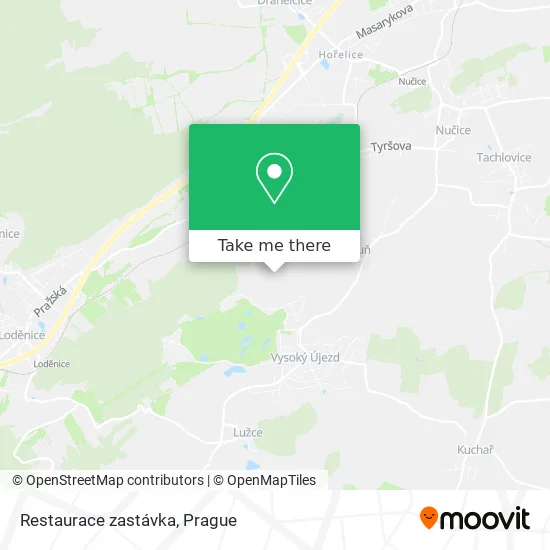 Карта Restaurace zastávka