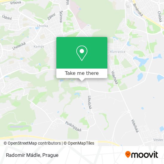 Radomír Mádle map