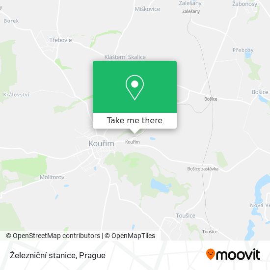 Železniční stanice map