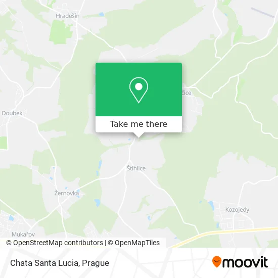 Карта Chata Santa Lucia