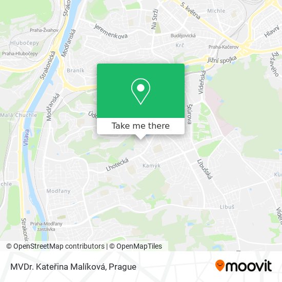 MVDr. Kateřina Malíková map