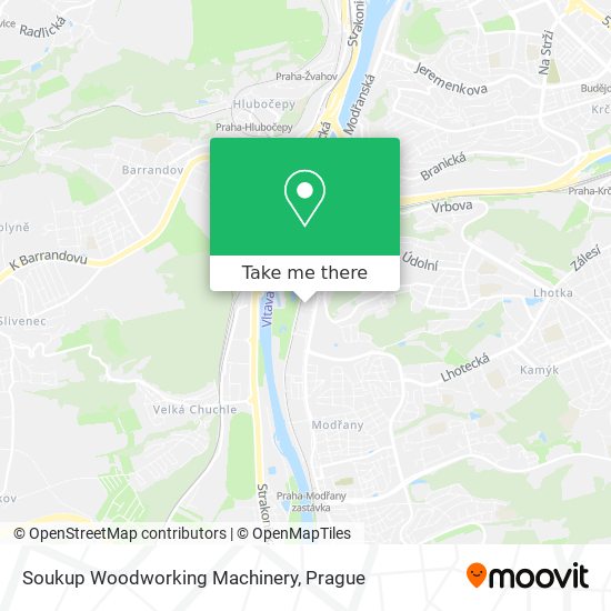 Soukup Woodworking Machinery map