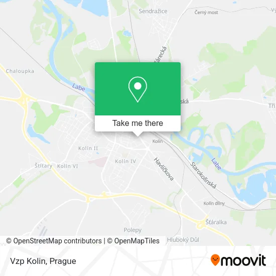 Карта Vzp Kolin