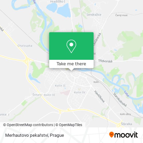Merhautovo pekařství map