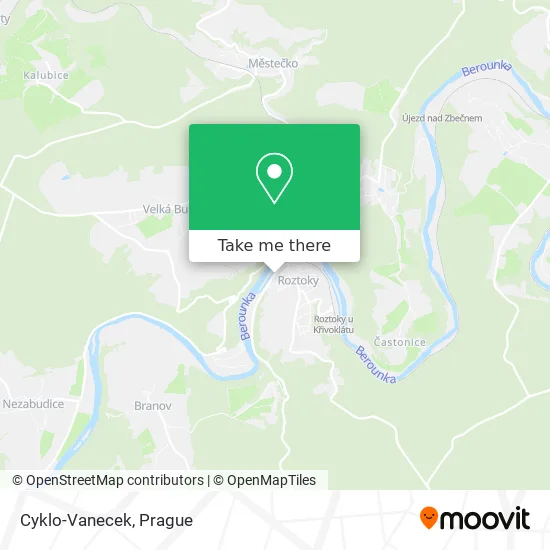 Карта Cyklo-Vanecek