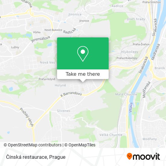 Čínská restaurace map