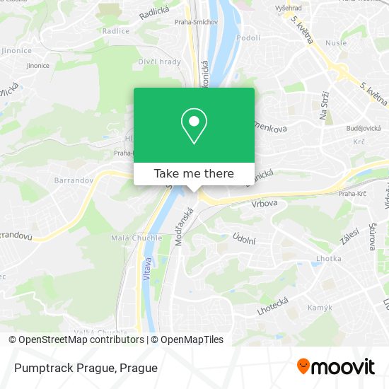 Карта Pumptrack Prague