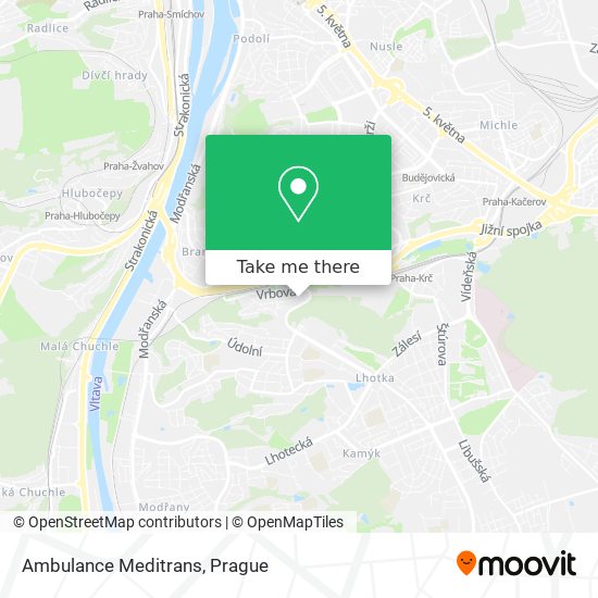 Ambulance Meditrans map