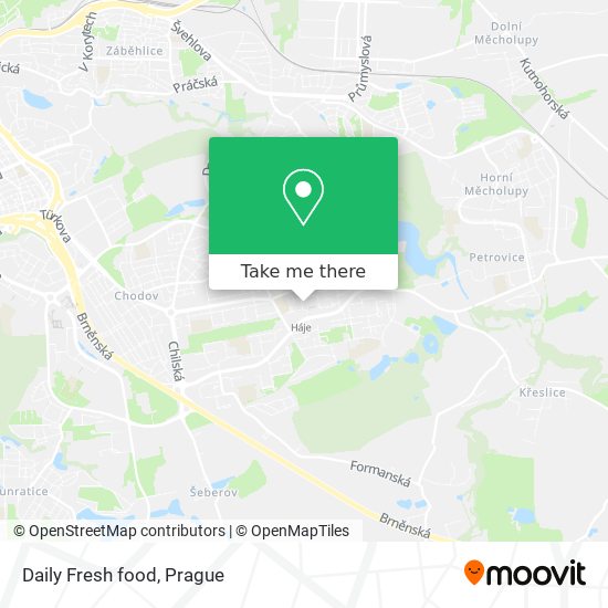 Daily Fresh food map