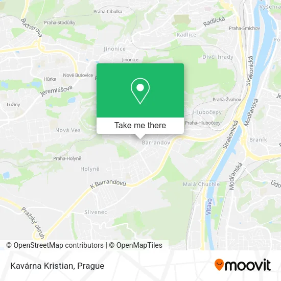 Карта Kavárna Kristian