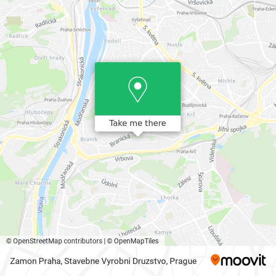 Zamon Praha, Stavebne Vyrobni Druzstvo map