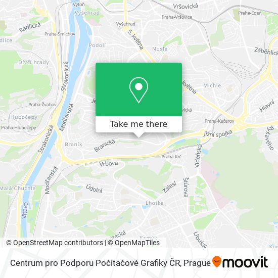 Centrum pro Podporu Počítačové Grafiky ČR map