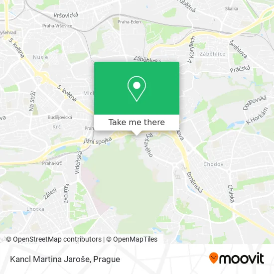 Карта Kancl Martina Jaroše