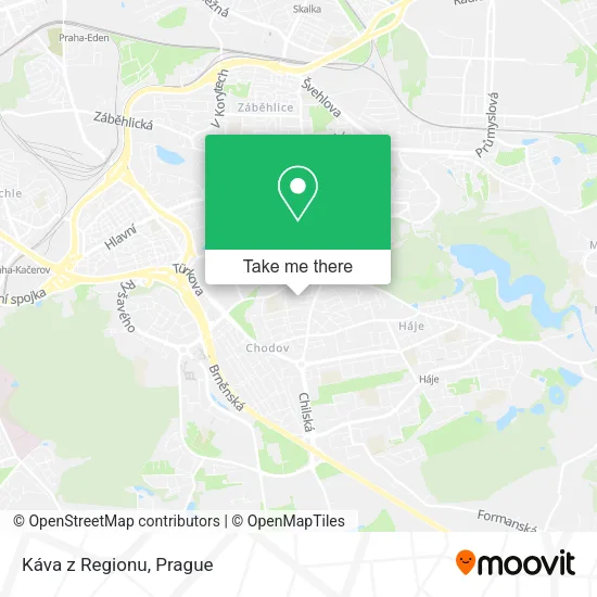 Káva z Regionu map