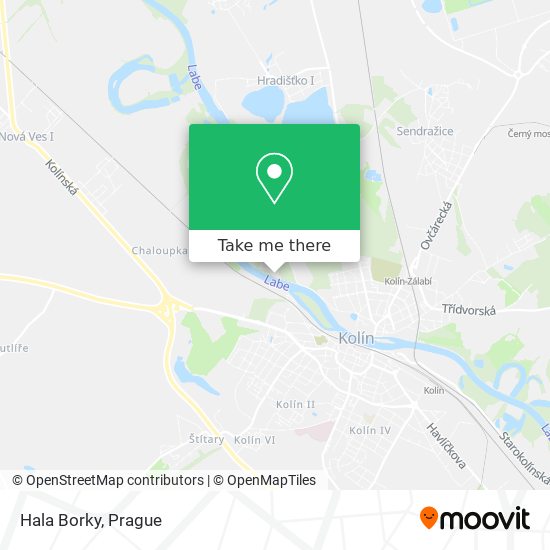 Hala Borky map