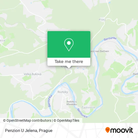 Карта Penzion U Jelena