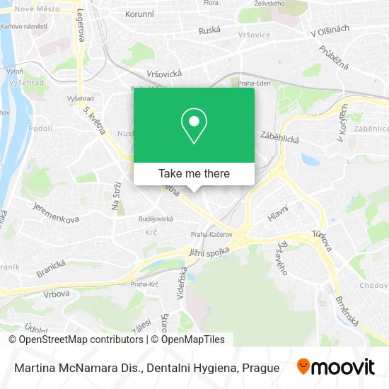 Martina McNamara Dis., Dentalni Hygiena map