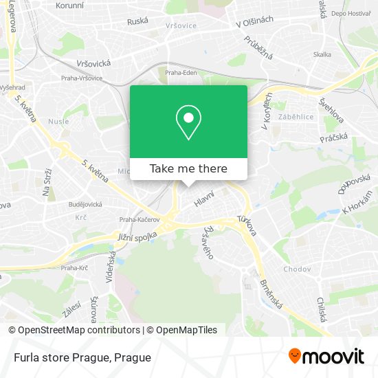 Карта Furla store Prague