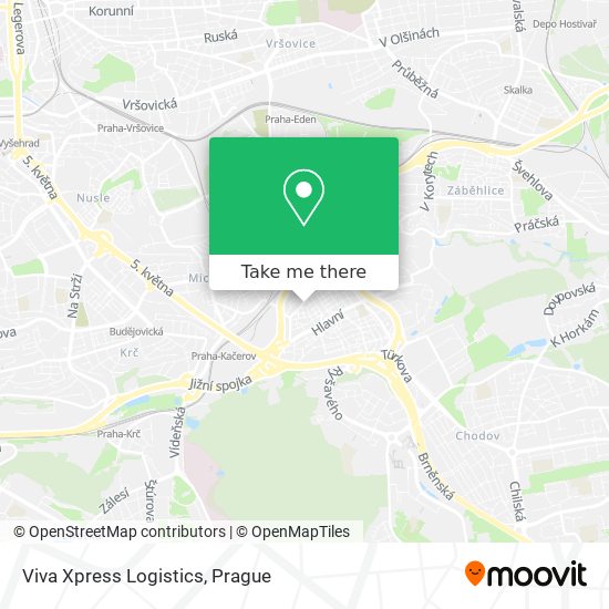 Карта Viva Xpress Logistics