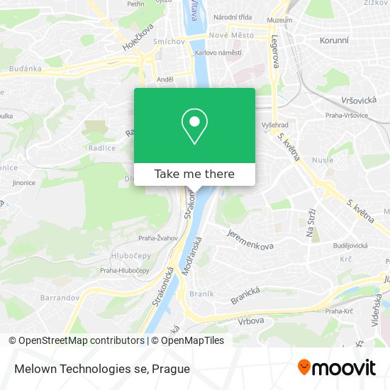 Карта Melown Technologies se