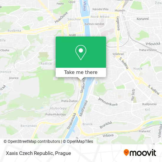 Карта Xaxis Czech Republic