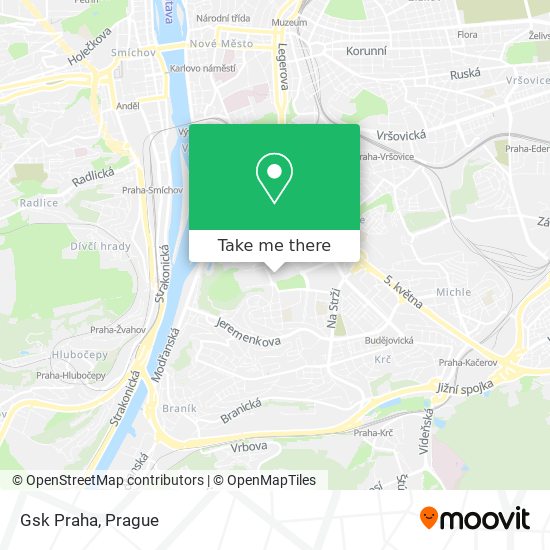 Gsk Praha map