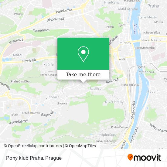 Карта Pony klub Praha