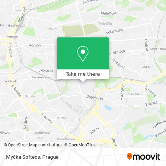 Карта Myčka Softecs