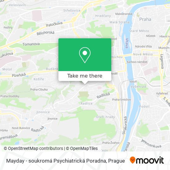 Карта Mayday - soukromá Psychiatrická Poradna